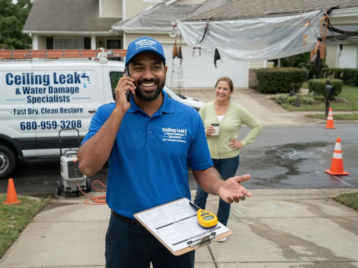 Ceiling Leak Cleanup Iowa Falls, IA FAQs
